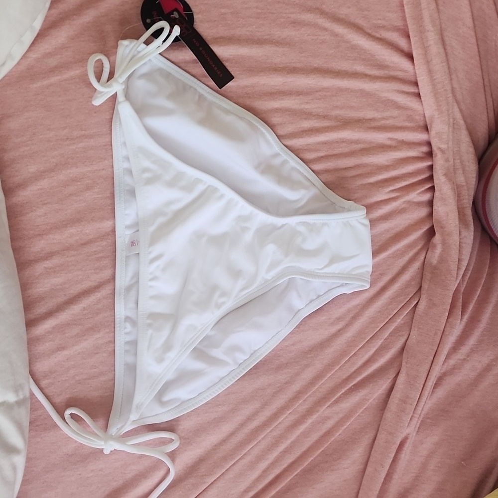 White Bathing Suit Bottom